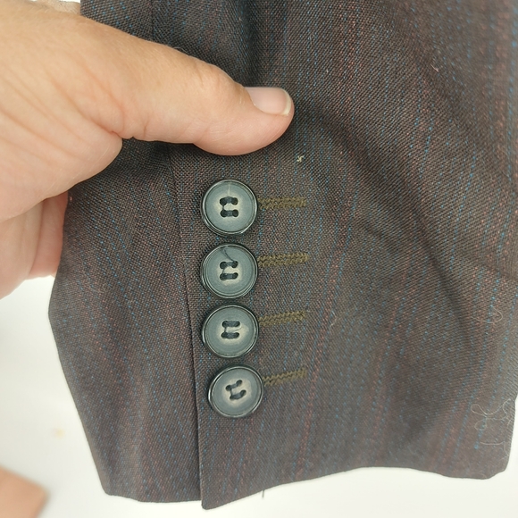 Yves Saint Laurent Wool Blazer Brown 44 Regular - Picture 3 of 14